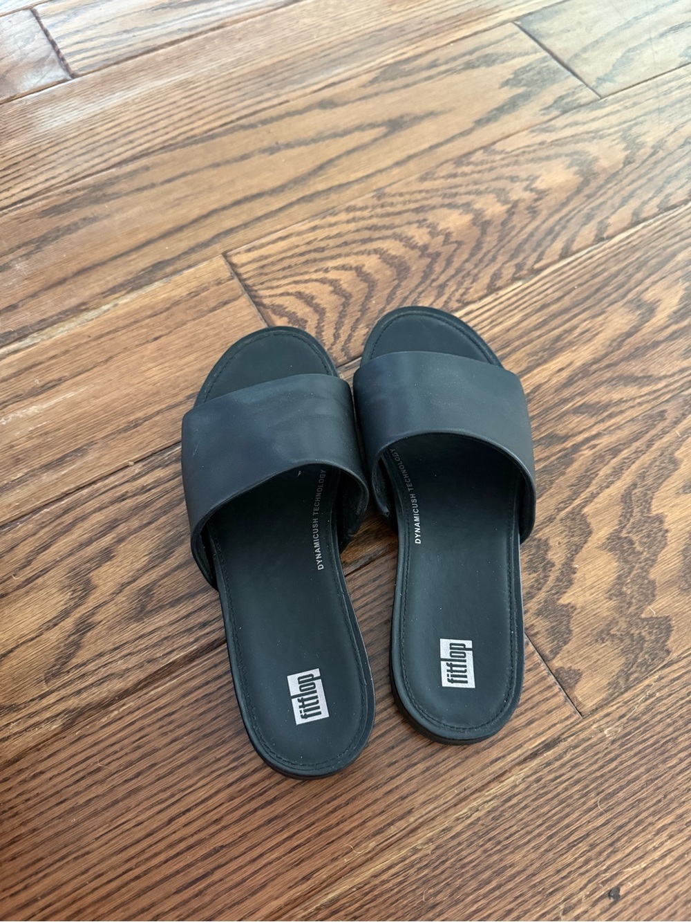 FitFlop Black Slide Sandals for Women — Minimal Slip-On